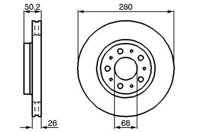 BOSCH 0 986 478 603 Číslo výrobce: BD522. EAN: 4047024199873.