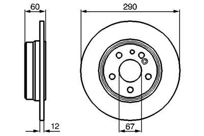BOSCH 0 986 478 607 Číslo výrobce: BD526. EAN: 4047024188488.