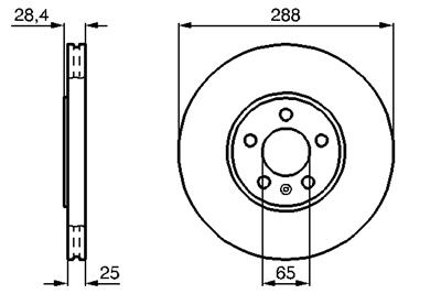 BOSCH 0 986 478 619 Číslo výrobce: BD537. EAN: 3165143081075.
