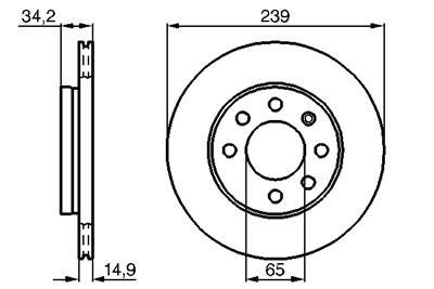 BOSCH 0 986 479 B42 Číslo výrobce: BD2043. EAN: 4047025348881.