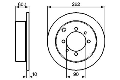 BOSCH 0 986 478 655 Číslo výrobce: BD571. EAN: 4047024250185.