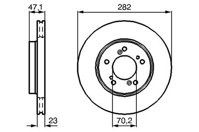 BOSCH 0 986 478 667 Číslo výrobce: BD583. EAN: 4047024094864.