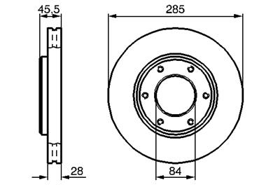 BOSCH 0 986 478 693 Číslo výrobce: BD607. EAN: 4047024200340.