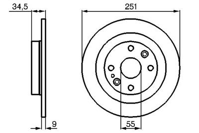 BOSCH 0 986 478 701 Číslo výrobce: BD615. EAN: 4047024095014.