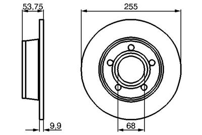 BOSCH 0 986 478 704 Číslo výrobce: BD618. EAN: 4047024200616.