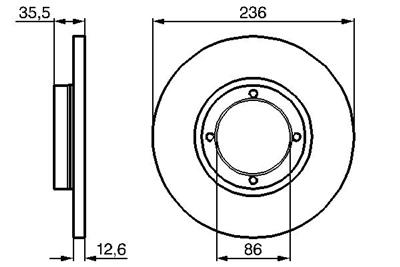 BOSCH 0 986 478 712 Číslo výrobce: BD626. EAN: 4047024200494.