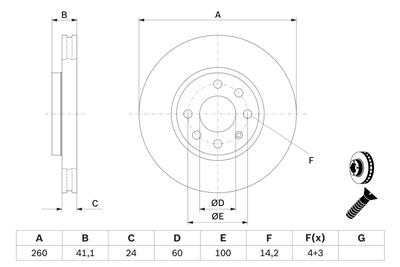 BOSCH 0 986 478 730 Číslo výrobce: BD643. EAN: 4047024095113.