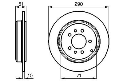 BOSCH 0 986 478 733 Číslo výrobce: BD646. EAN: 4047024095137.