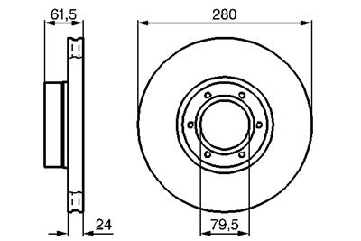 BOSCH 0 986 478 745 Číslo výrobce: BD658. EAN: 4047024235335.