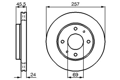 BOSCH 0 986 478 774 Číslo výrobce: BD684. EAN: 4047024200364.