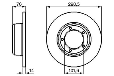 BOSCH 0 986 478 827 Číslo výrobce: BD729. EAN: 4047024095298.