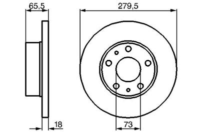 BOSCH 0 986 478 843 Číslo výrobce: BD743. EAN: 4047024095533.