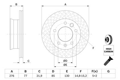 BOSCH 0 986 478 849 Číslo výrobce: BD749. EAN: 3165141246162.