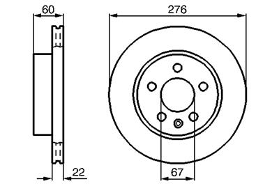 BOSCH 0 986 479 B53 Číslo výrobce: BD2054. EAN: 4047025357494.
