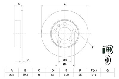 BOSCH 0 986 478 868 Číslo výrobce: BD767. EAN: 4047024095175.