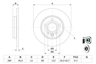 BOSCH 0 986 478 871 Číslo výrobce: BD770. EAN: 3165143118139.