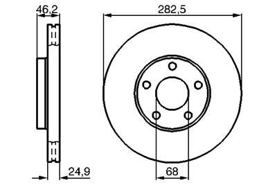 BOSCH 0 986 479 C81 Číslo výrobce: BD2220. EAN: 4047025482585.
