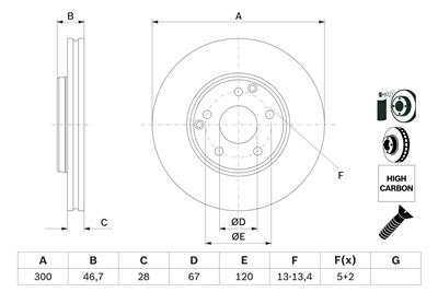 BOSCH 0 986 478 876 Číslo výrobce: BD775. EAN: 4047024235397.