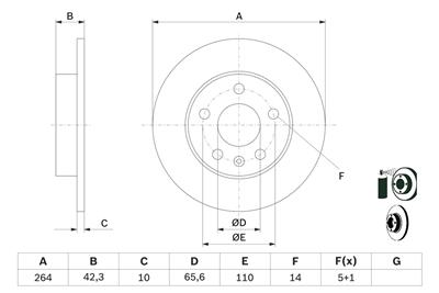 BOSCH 0 986 478 884 Číslo výrobce: BD783. EAN: 3165143118153.