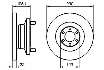 BOSCH 0 986 478 885 Číslo výrobce: BD784. EAN: 4047024095816.