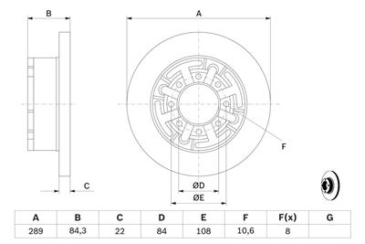 BOSCH 0 986 478 886 Číslo výrobce: BD785. EAN: 4047024095601.