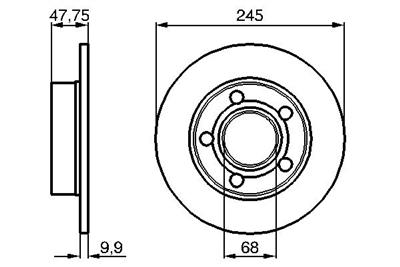 BOSCH 0 986 478 888 Číslo výrobce: BD787. EAN: 4047024200968.