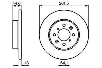 BOSCH 0 986 478 889 Číslo výrobce: BD788. EAN: 4047024245341.