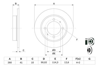 BOSCH 0 986 478 898 Číslo výrobce: BD797. EAN: 3165143117897.