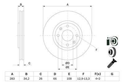 BOSCH 0 986 478 979 Číslo výrobce: BD876. EAN: 3165143442630.