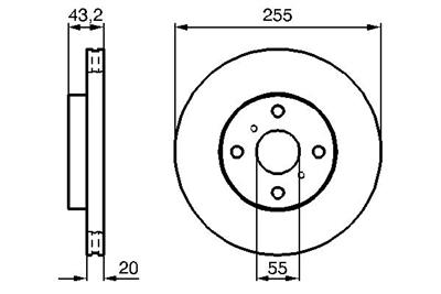 BOSCH 0 986 479 B60 Číslo výrobce: BD2061. EAN: 4047025348980.