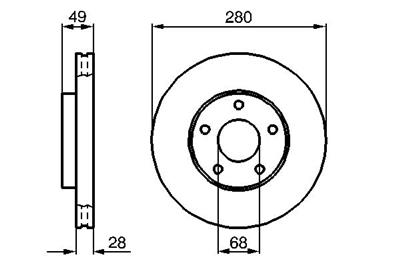 BOSCH 0 986 479 B61 Číslo výrobce: BD2062. EAN: 4047025348928.