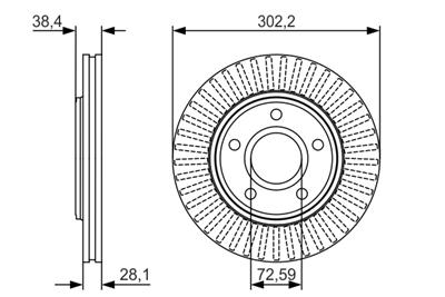 BOSCH 0 986 479 046 Číslo výrobce: BD1635. EAN: 4047025112680.