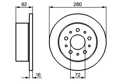 BOSCH 0 986 479 B63 Číslo výrobce: BD2064. EAN: 4047025348942.