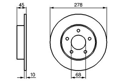 BOSCH 0 986 479 B64 Číslo výrobce: BD2065. EAN: 4047025349048.