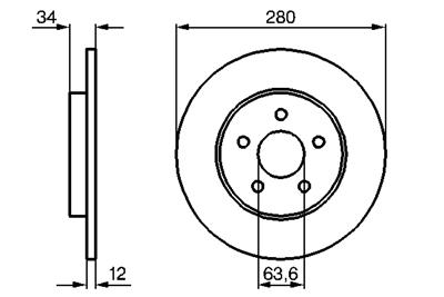 BOSCH 0 986 479 B65 Číslo výrobce: BD2066. EAN: 4047025349321.