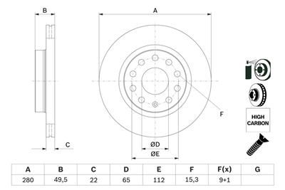 BOSCH 0 986 479 098 Číslo výrobce: BD1028. EAN: 4047024096172.