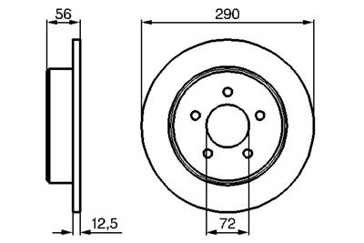 BOSCH 0 986 479 102 Číslo výrobce: BD1032. EAN: 4047024188587.