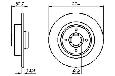 BOSCH 0 986 479 108 Číslo výrobce: BD1038. EAN: 4047024201736.