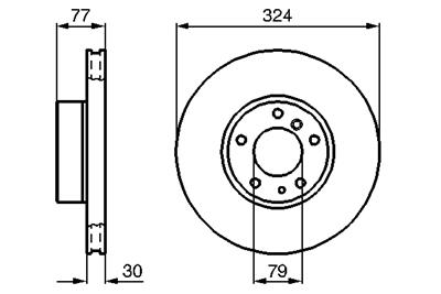 BOSCH 0 986 479 116 Číslo výrobce: BD958. EAN: 4047024201088.