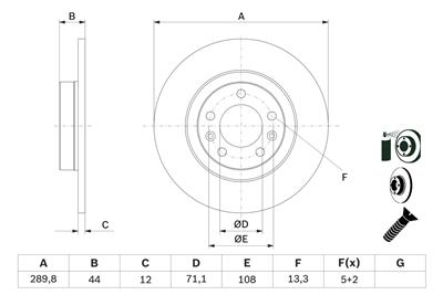 BOSCH 0 986 479 130 Číslo výrobce: BD1657. EAN: 4047025112451.