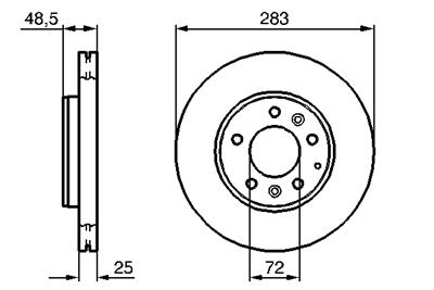 BOSCH 0 986 479 132 Číslo výrobce: BD972. EAN: 4047024191150.
