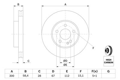 BOSCH 0 986 479 C50 Číslo výrobce: BD2189. EAN: 4047025482769.