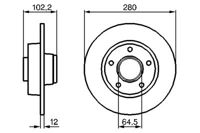 BOSCH 0 986 479 144 Číslo výrobce: BD981. EAN: 4047024203440.
