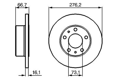 BOSCH 0 986 479 161 Číslo výrobce: BD989. EAN: 4047024096370.