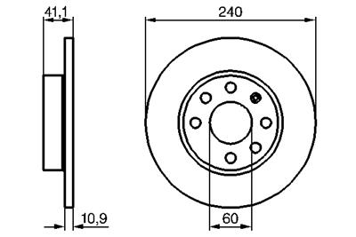 BOSCH 0 986 479 189 Číslo výrobce: BD1060. EAN: 4047024249721.