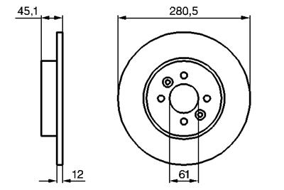BOSCH 0 986 479 195 Číslo výrobce: BD1065. EAN: 4047024250376.