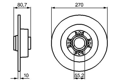 BOSCH 0 986 479 196 Číslo výrobce: BD1066. EAN: 4047024249936.
