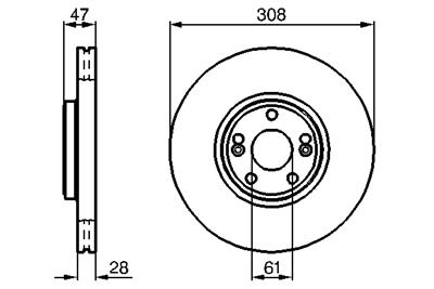 BOSCH 0 986 479 198 Číslo výrobce: BD1067. EAN: 4047024250505.