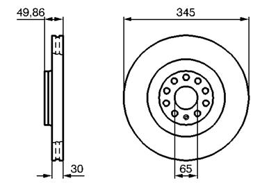 BOSCH 0 986 479 204 Číslo výrobce: BD1071. EAN: 4047024233898.
