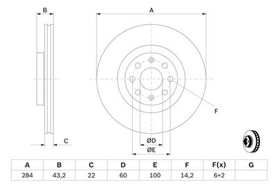 BOSCH 0 986 479 B90 Číslo výrobce: BD2091. EAN: 4047025349109.